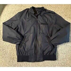 Vintage 1980s Members Only Navy Blue Jacket – Size XLT